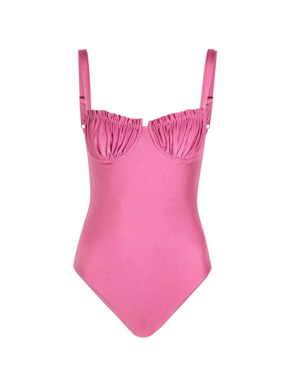 Faithfull ruched underwired swimsuit - Rosa