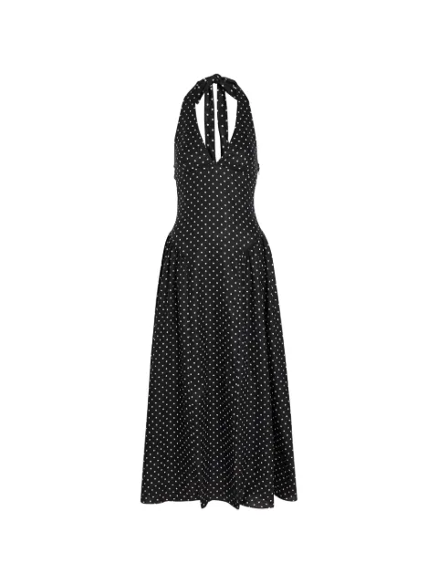 Faithfull the Brand La Cala polka-dot midi dress