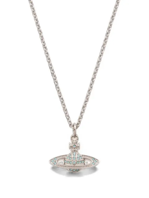 Vivienne Westwood Mini Bas Relief Pendant crystal-embellished necklace