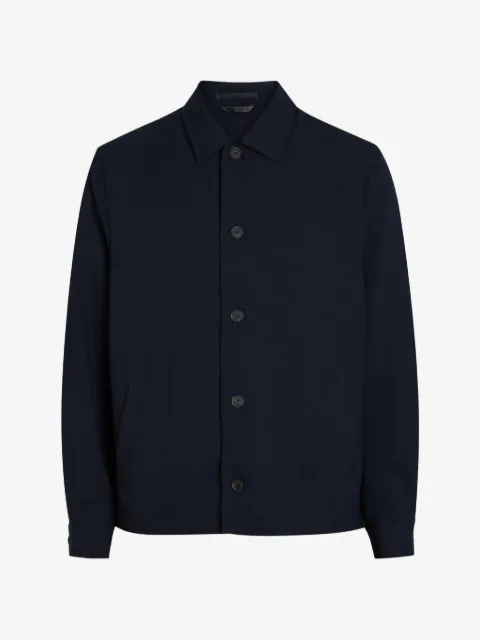 Sunspel Jacke aus Seersucker mit Knöpfen