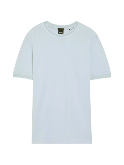 BOSS contrast-trim T-shirt