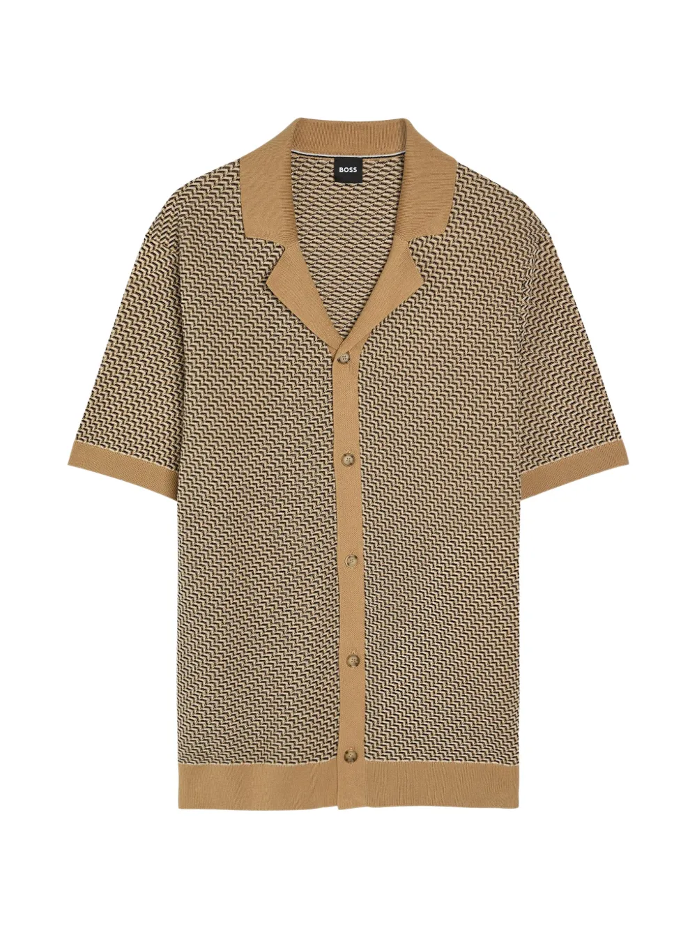 BOSS cotton shirt - Nude