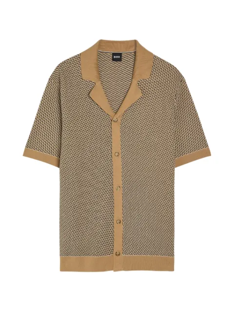 BOSS chemise en coton