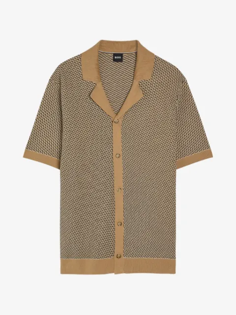 BOSS camisa de algodón