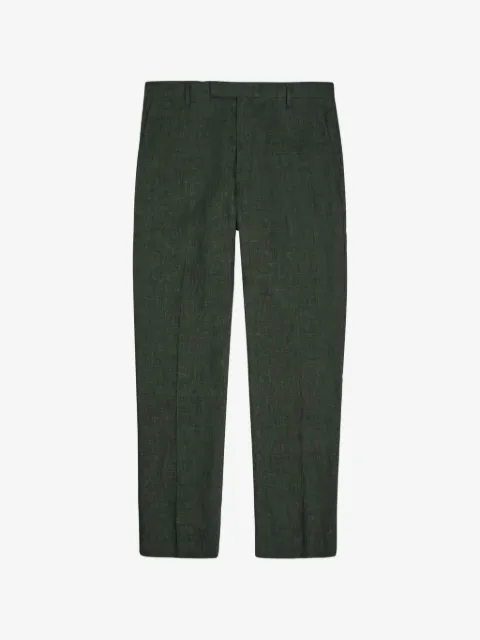 Sunspel pressed-crease trousers