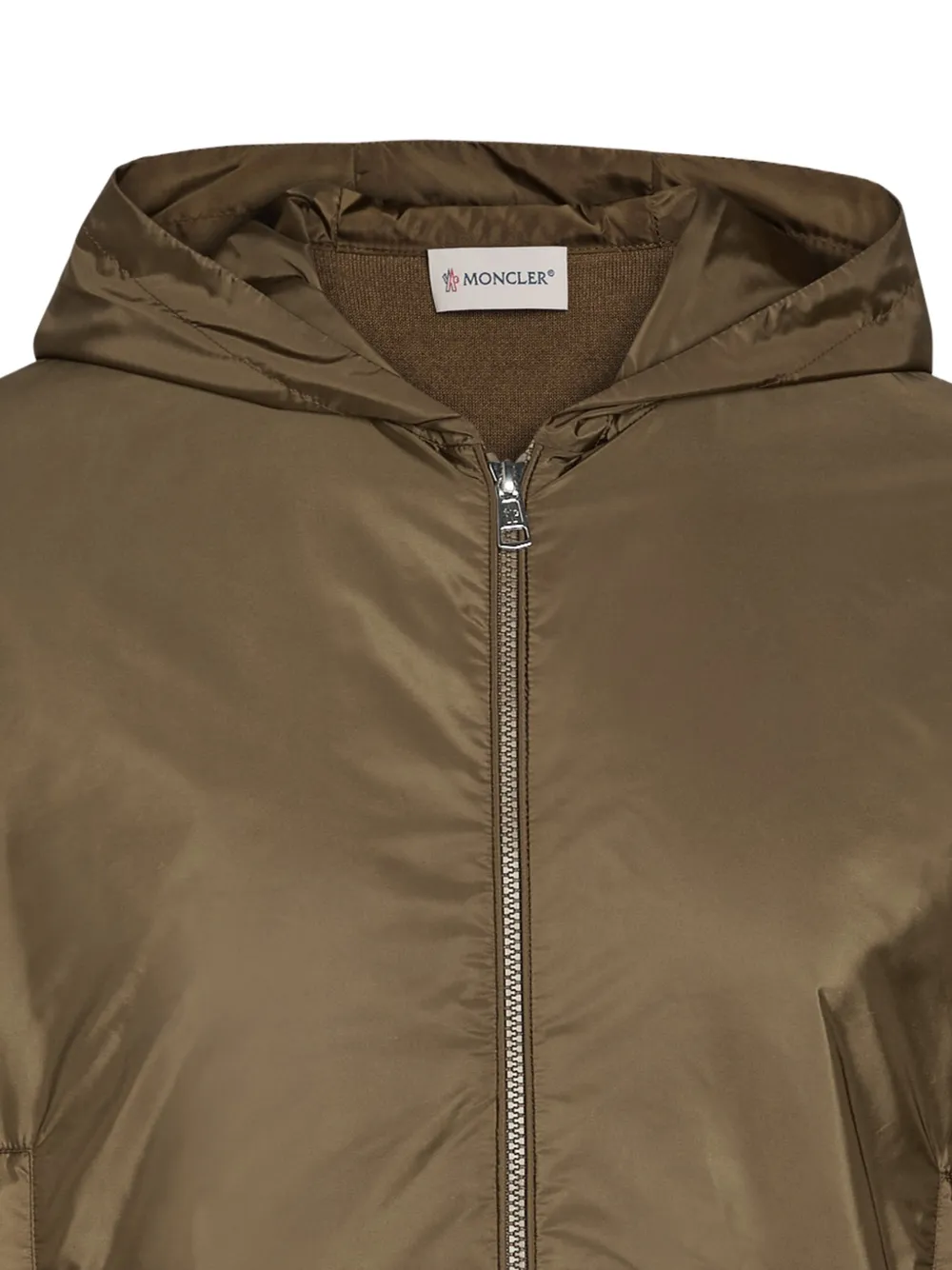 Moncler Hoodie met vlakken Groen