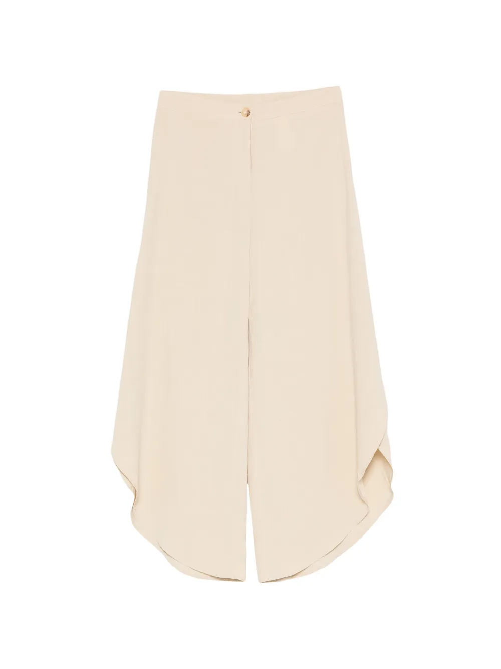 VICOLO curved-hem trousers - Toni neutri