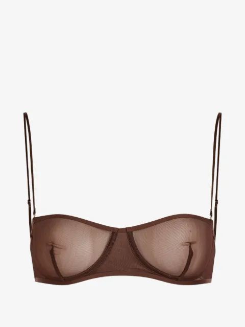 CALVIN KLEIN COLLECTION Alden sheer panelled bra