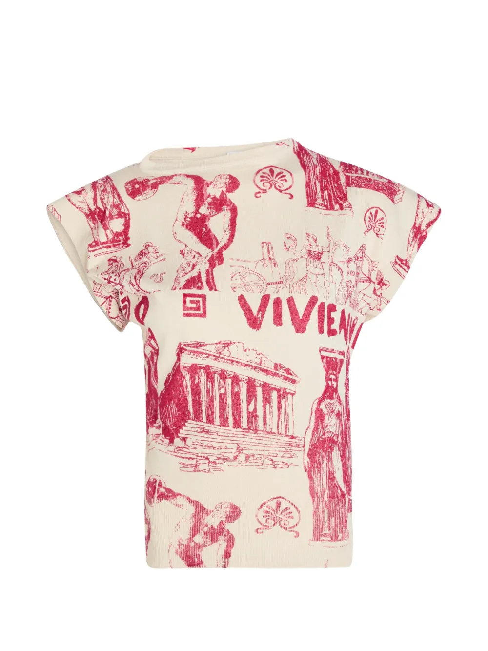 Vivienne Westwood Justine graphic-print T-shirt - Weiß