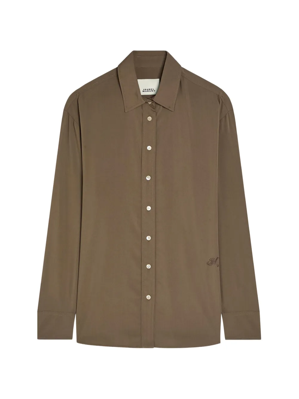 ISABEL MARANT Fabriza button-down shirt - Brown