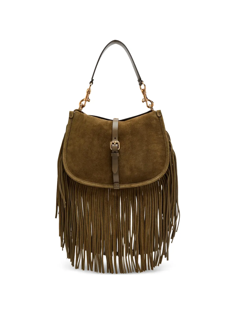 ETRO suede shoulder bag - Verde