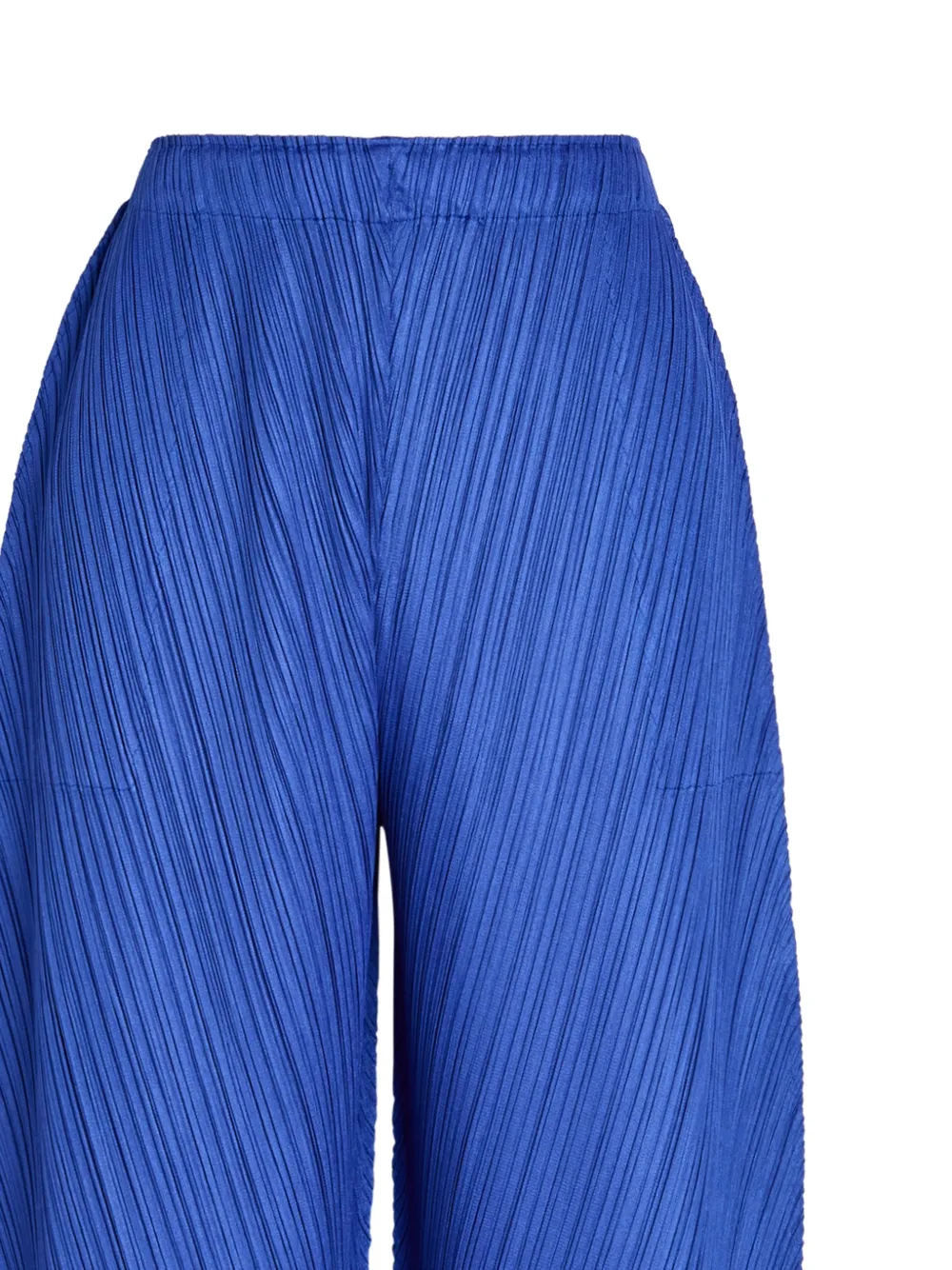 Pleats Please Issey Miyake Plooibroek met wijde pijpen Blauw