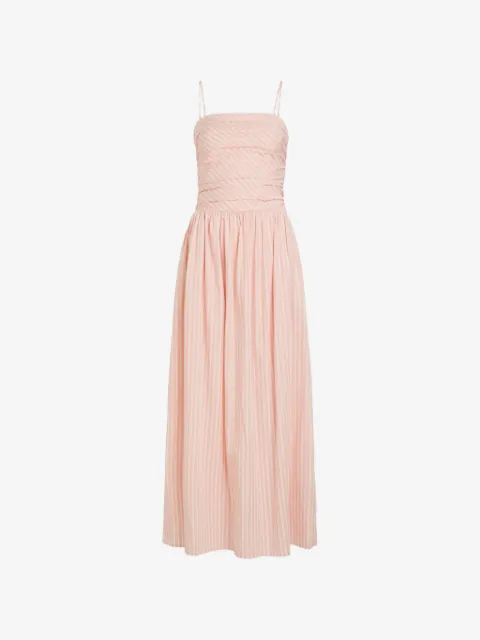 Faithfull robe longue Portlligat Carmen à rayures