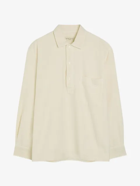 Officine Generale Jordy long-sleeve button-placket shirt