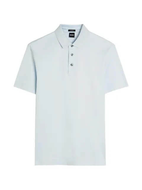 BOSS cotton-pique polo shirt