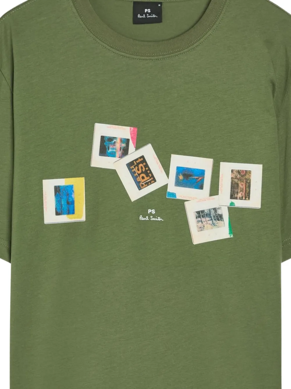 PS Paul Smith Slides T-shirt Groen