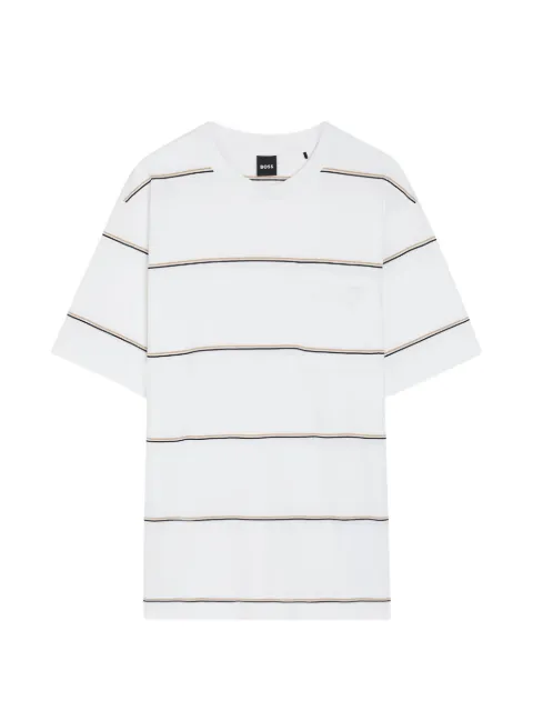 BOSS striped pocket T-shirt