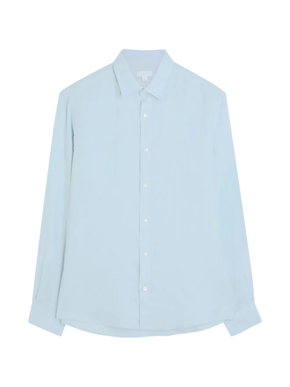 Sunspel long-sleeve button-down shirt - Blu