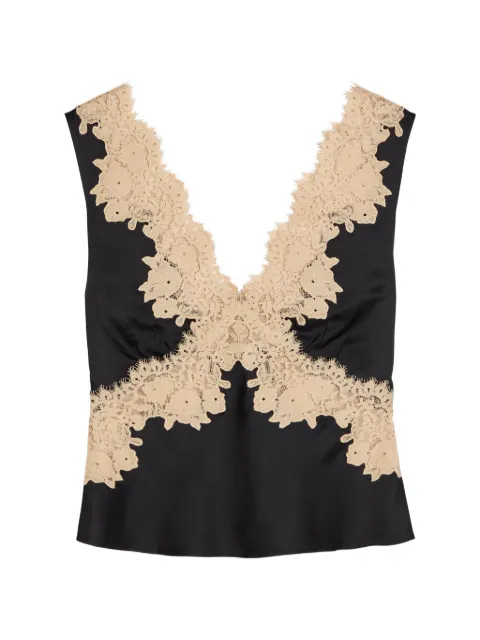 Rixo Emmie lace-trim sleeveless top