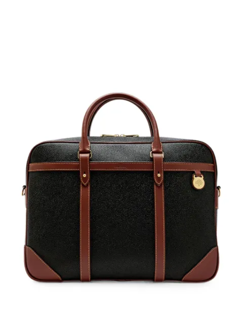 Mulberry grainy-leather briefcase