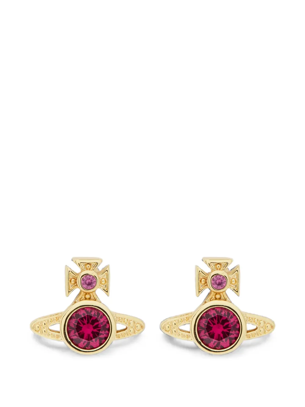 Vivienne Westwood London Orb crystal-embellished earrings - Oro