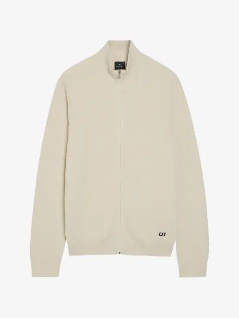PS Paul Smith zip-up knitted cardigan