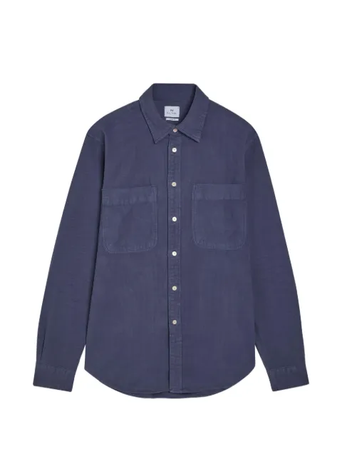 PS Paul Smith camisa texturizada con bolsillo en el pecho