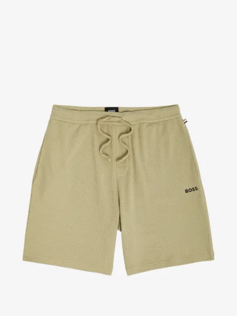 BOSS bermudas de pijama de punto gofrado con cordones