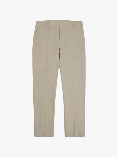 Sunspel pressed-crease trousers
