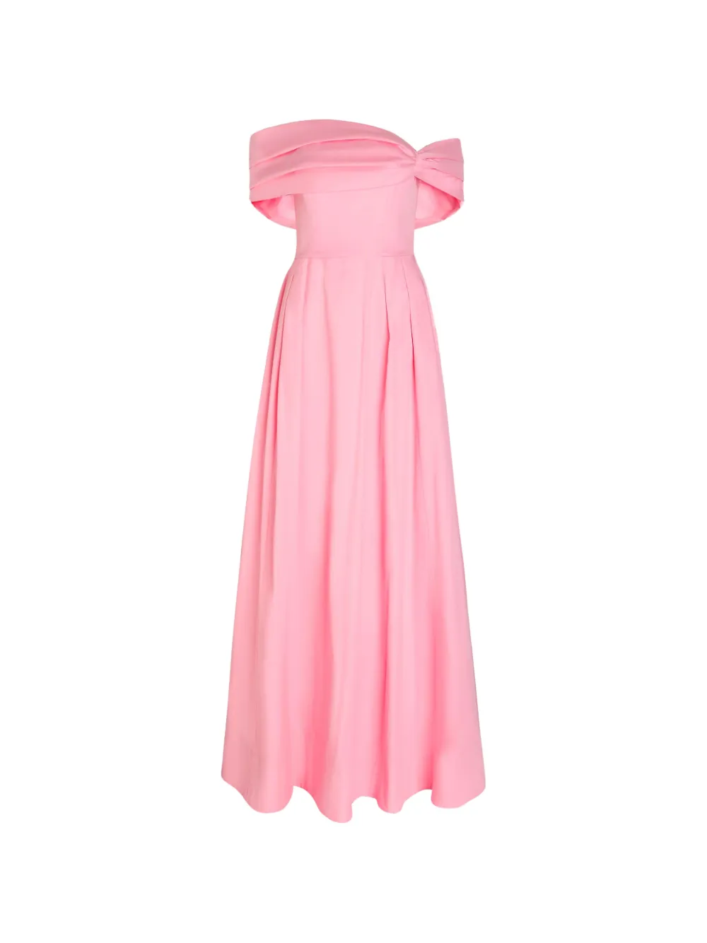 Rebecca Vallance Dianthe off-shoulder pleated maxi gown - Rosa