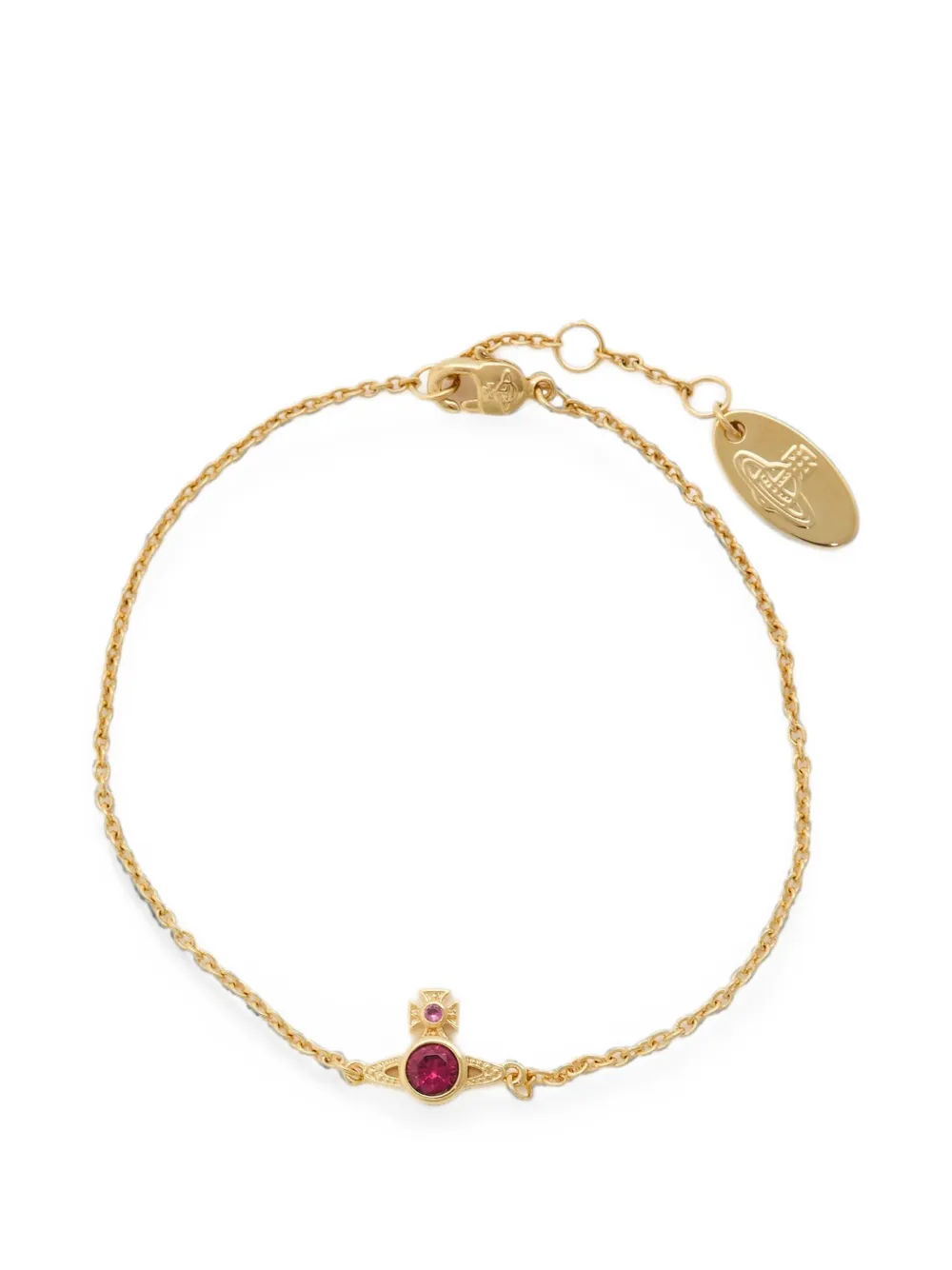 Vivienne Westwood London Orb crystal-embellished bracelet - Oro