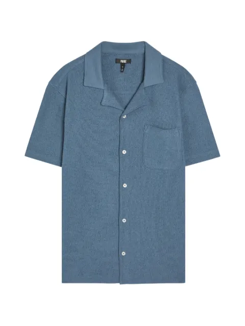 PAIGE Oliver short-sleeve camp-collar shirt