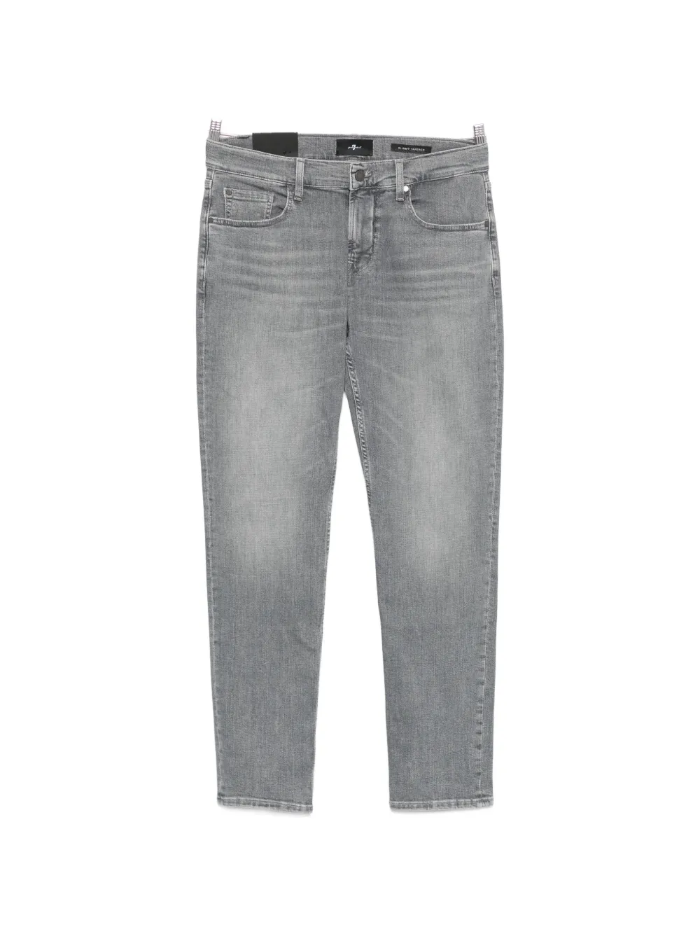 7 For All Mankind whiskering-effect jeans - Grigio