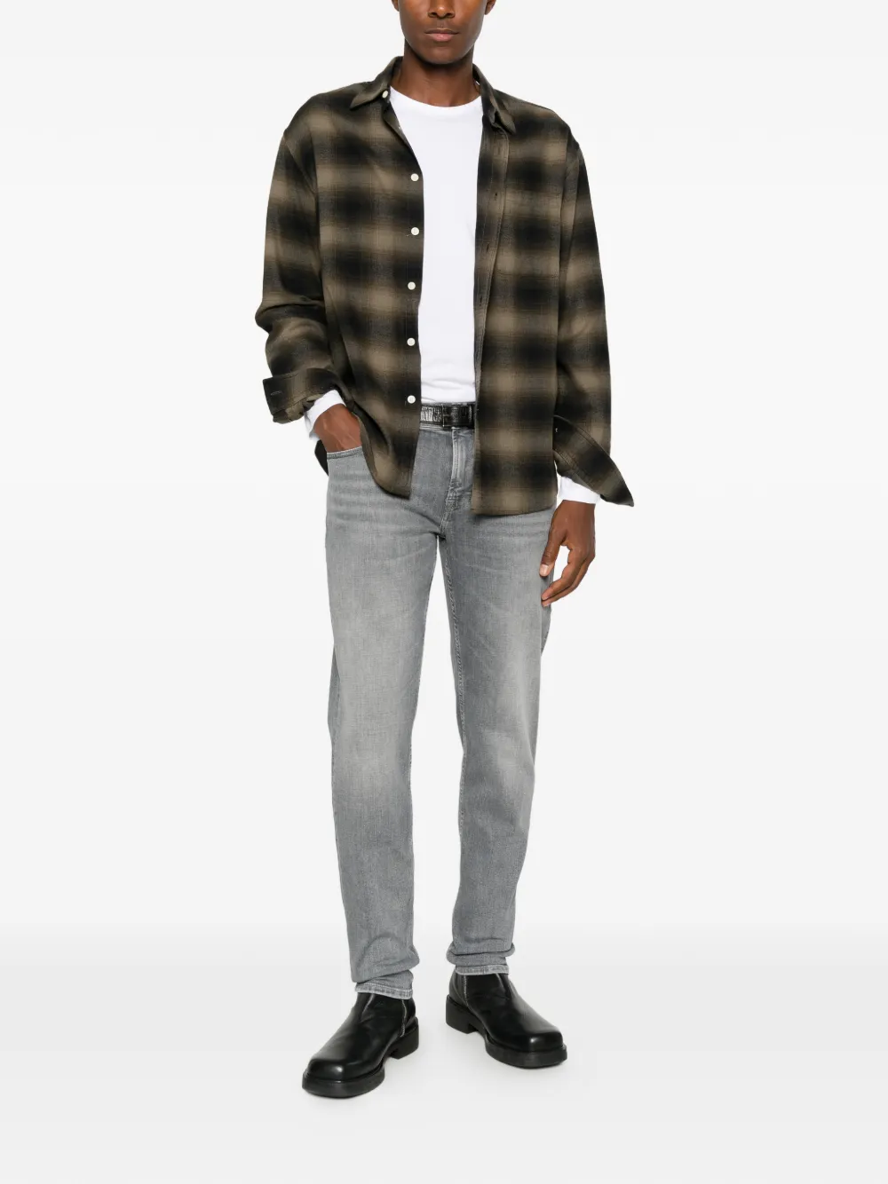 7 For All Mankind Jeans met effect Grijs