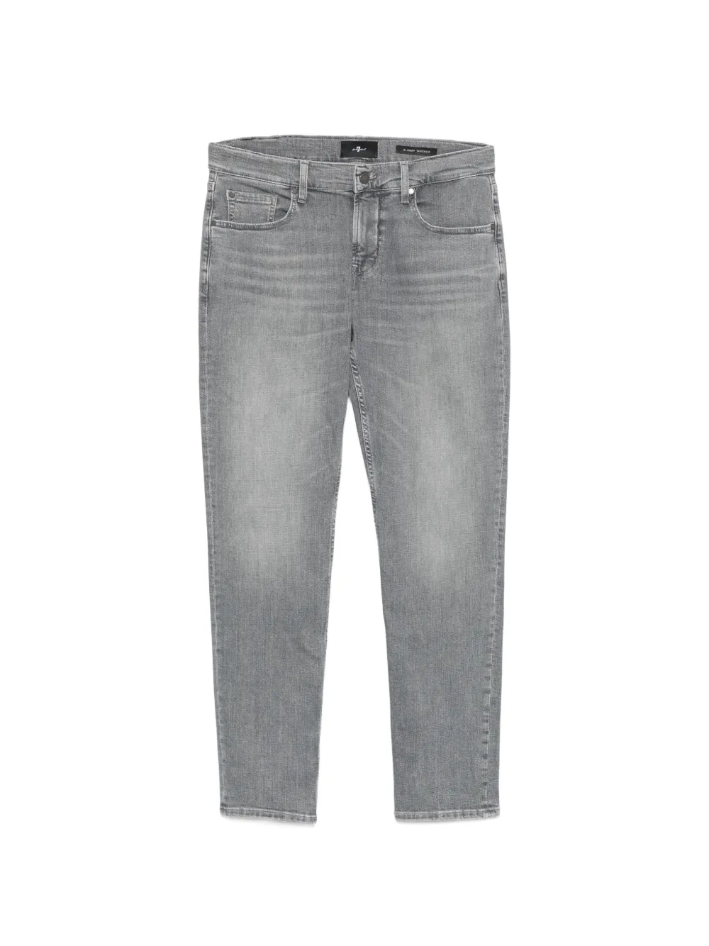 7 For All Mankind whiskering-effect jeans - Grau