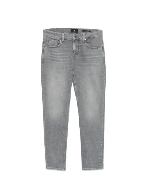 7 For All Mankind whiskering-effect jeans