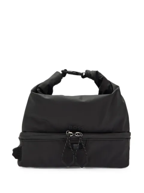 BOSS otebuckle-fastening logo-print tote bag