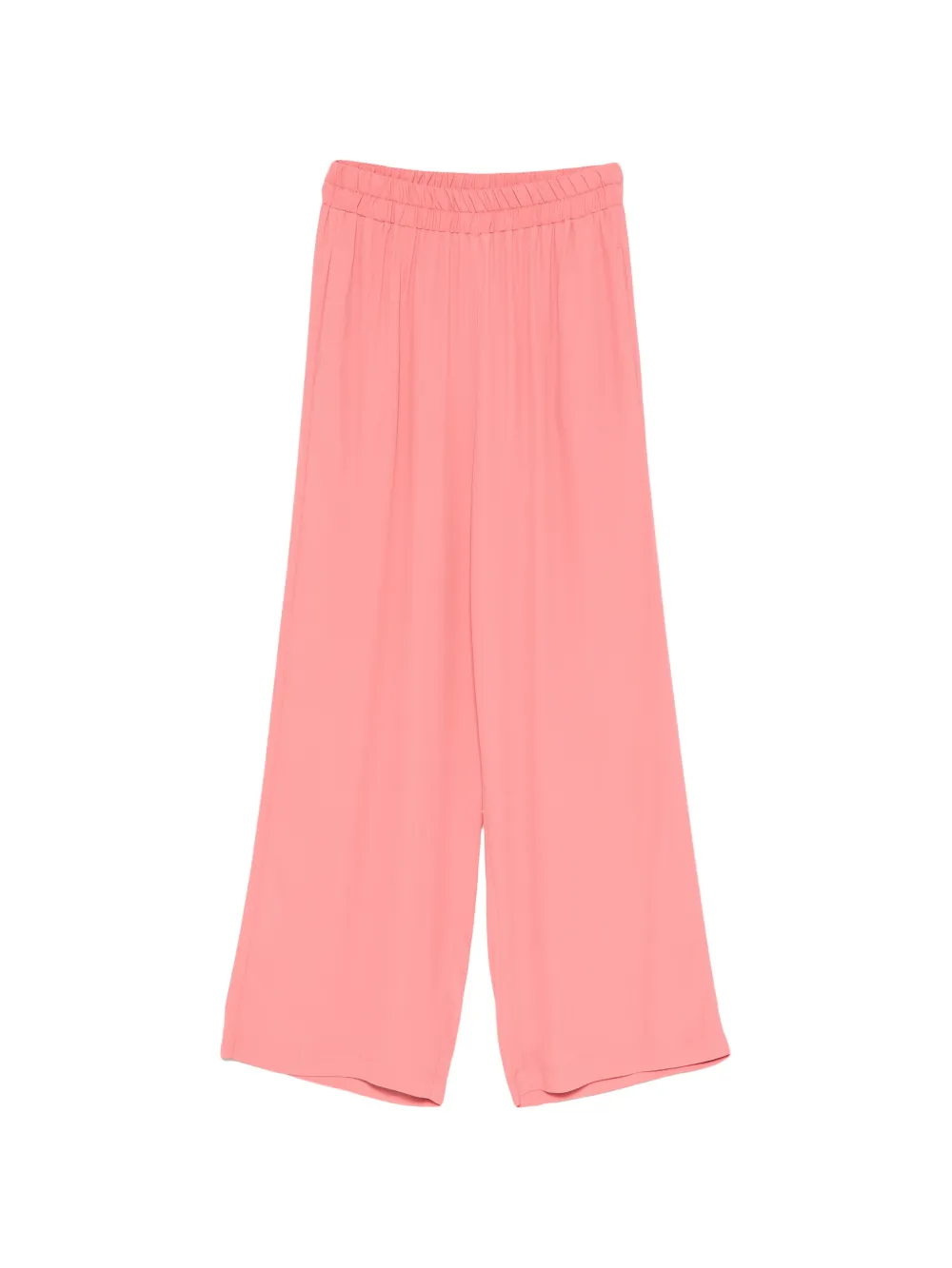 CARLA G. elasticated-waistband wide-leg trousers - Rosa