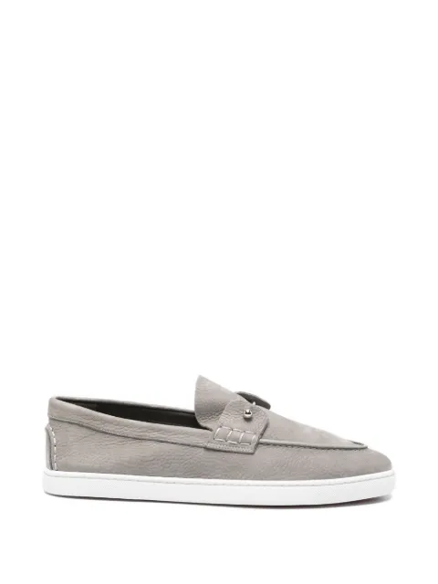 Christian Louboutin Chambeliboat grained leather loafers
