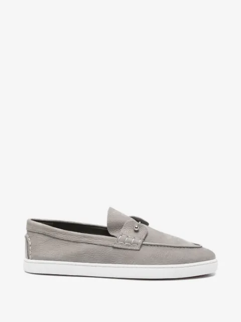 Christian Louboutin Chambeliboat grained leather loafers