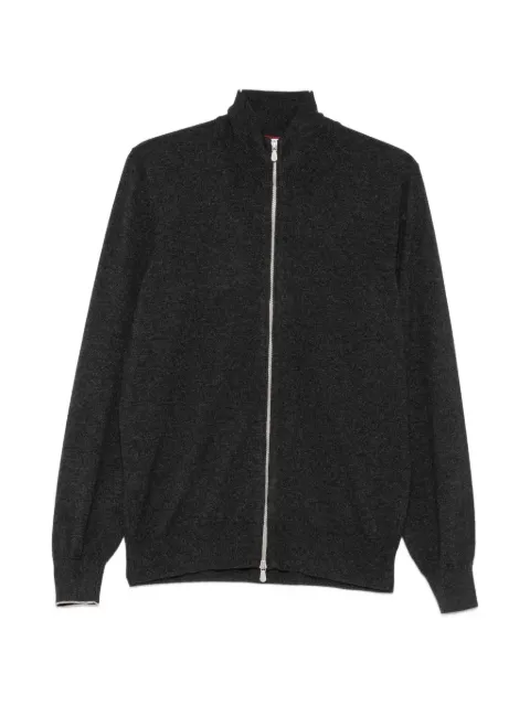 Brunello Cucinelli zip-up high-neck cardigan