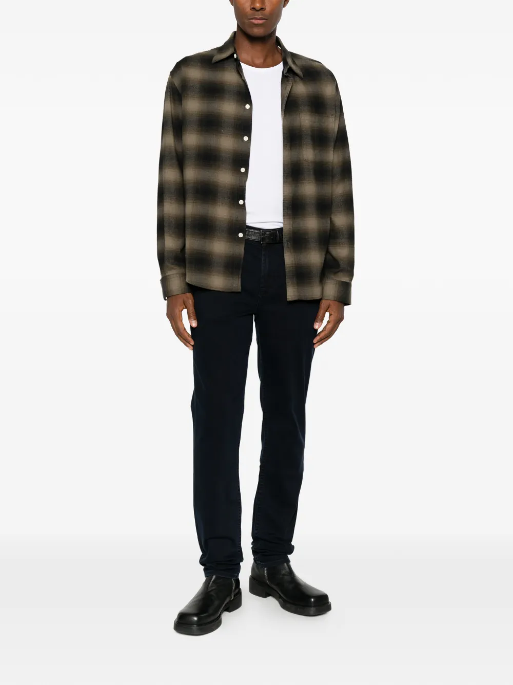 7 For All Mankind Slimmy jeans met vijf zakken Blauw