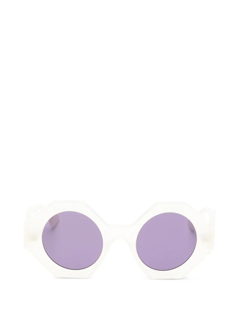 Kuboraum Maske R4 geometric-frame sunglasses - Toni neutri