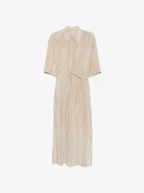 RAME belted button-down maxi dress