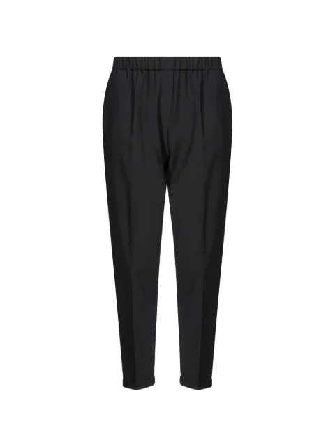 Antonelli Rosalba Cigarette elasticated-waistband cropped trousers