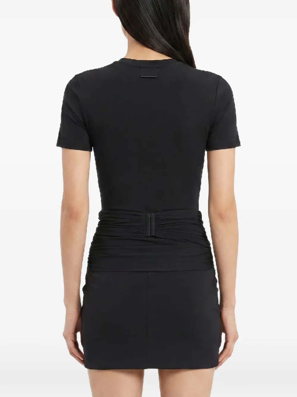 WARDROBE.NYC Ribgebreide bodysuit Zwart