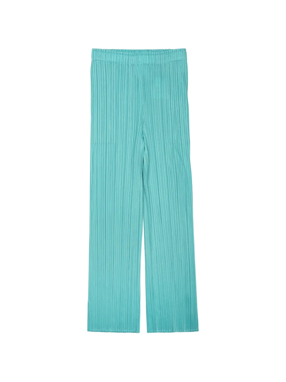 Pleats Please Issey Miyake May pleated trousers - Verde