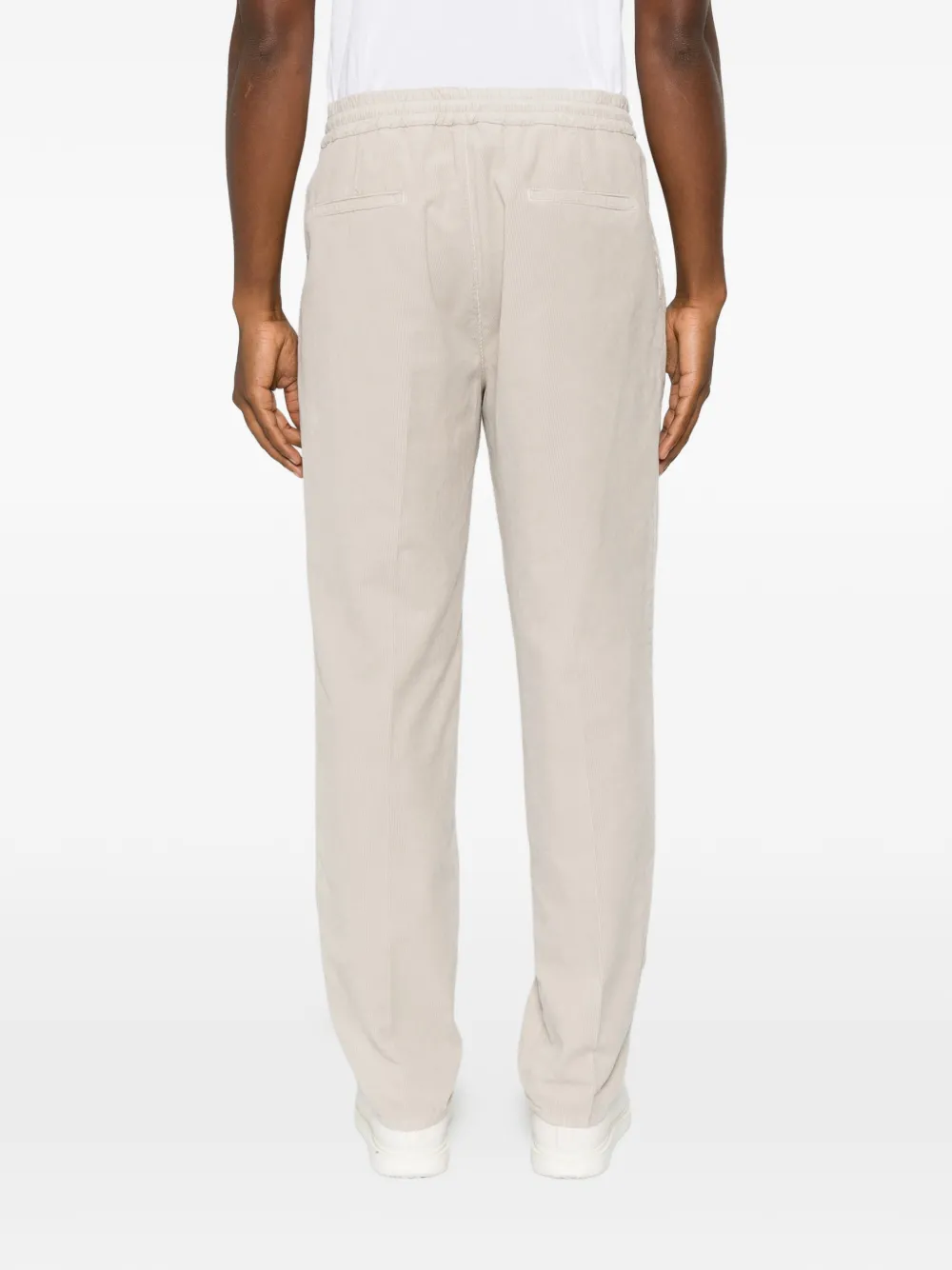 Brunello Cucinelli Ribfluwelen plooibroek Beige