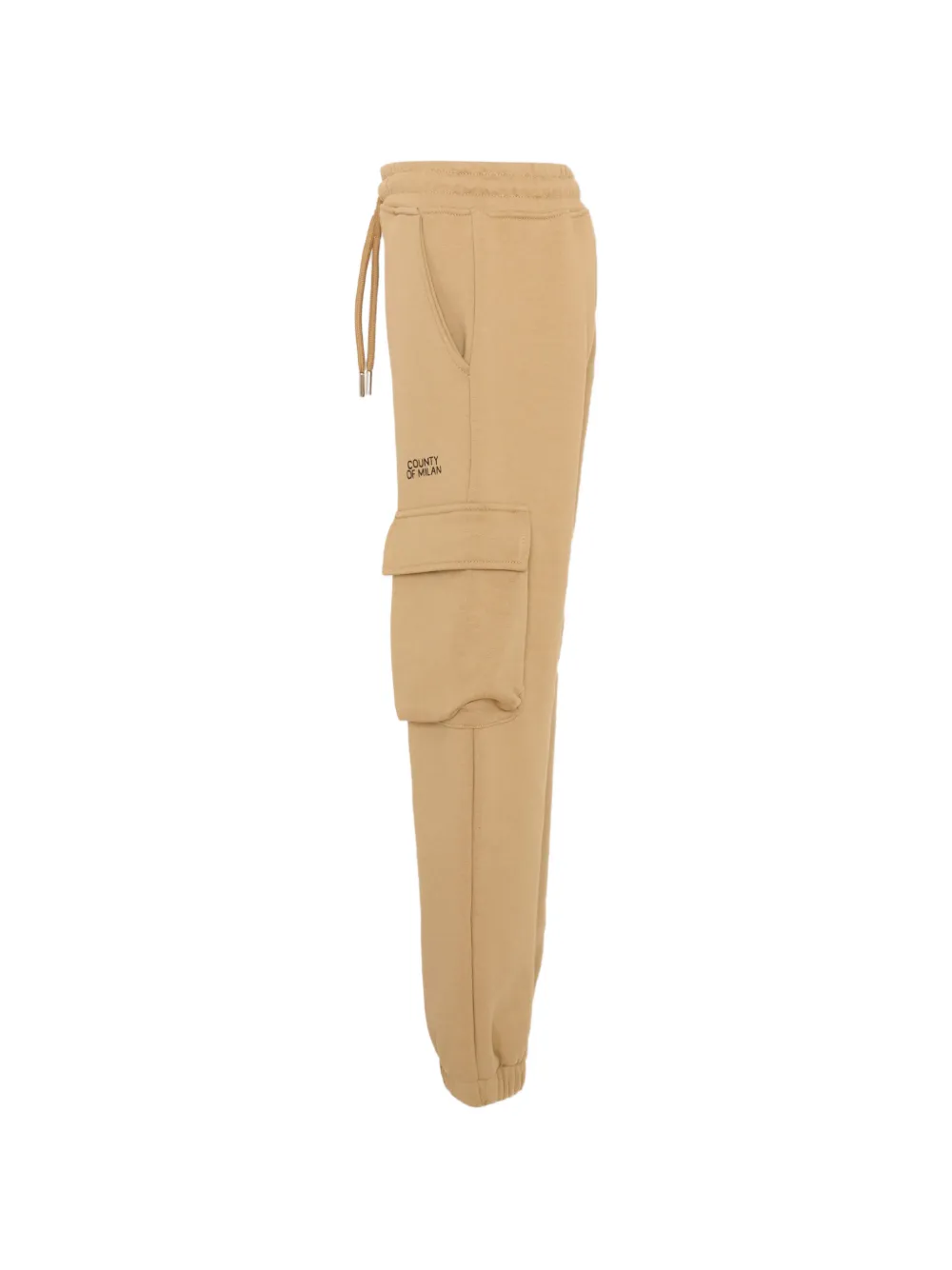 COUNTY OF MILAN KIDS Cargo broek met logoprint Beige