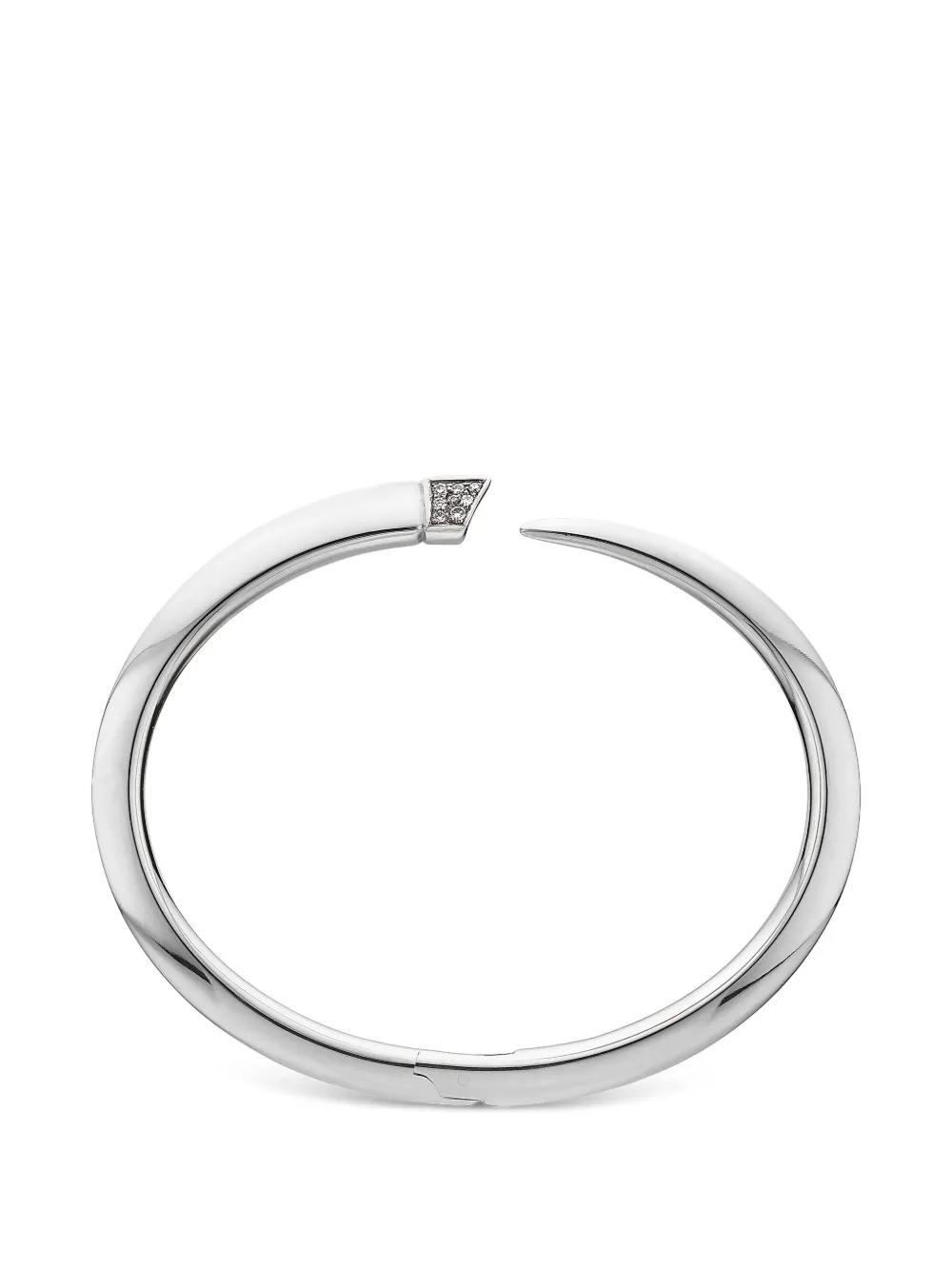 Shaun Leane Sabre Armreif mit Diamanten - Silber